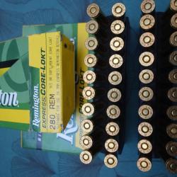 40 Balles REMINGTON High Velocity Core-Lokt 280 REM rifle cartridges