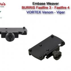 Embase Weaver pour BURRIS Fastfire / VORTEX Venom