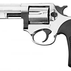 Revolver 9 mm à blanc Chiappa kruger 4" nickelé