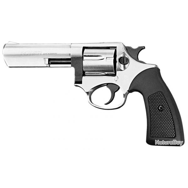 Revolver 9 mm  blanc Chiappa kruger 4" nickel