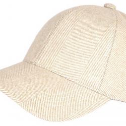 Casquette Baseball Laine Beige Feutre Mode Classe Neyva Taille unique Beige