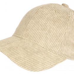 Casquette Velours Beige cotele Tendance Baseball Sneyson Taille unique Beige