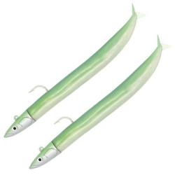Double Combo Crazy Sand Eel 150 Off Shore - 15cm - 20g Pearl Green