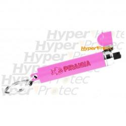 Spray anti agression porte-clef rechargeable - Rose