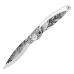 Couteau pliant K2® de Roger Orfèvre élégance décor pins