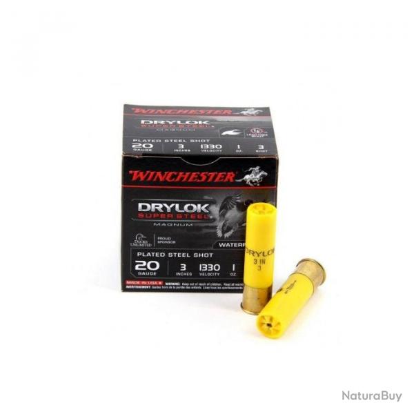 Cartouches Winchester Drylok 28 g - Cal. 20/76 Par 1 - Par 1