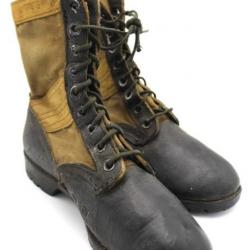 Jungle boots originales taille 7W WELLCO semelle vibram datée 1966
