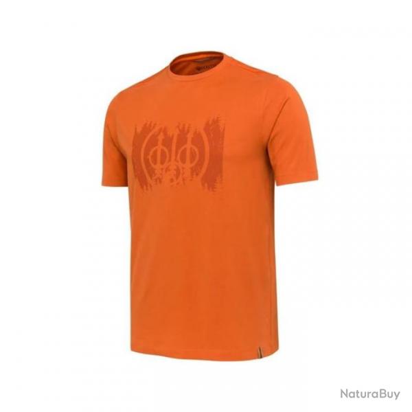 T-shirt BERETTA pour homme Trident logo en coton 180 g/m2