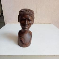 ancienne statuette africaine art africain hauteur 12 cm