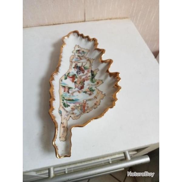 vide poche en porcelaine de luxe Corse longueur 25 cm