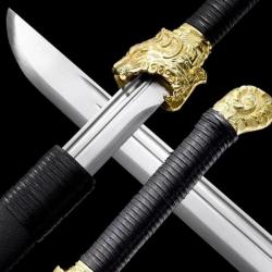 Épée japonaise tigre, forgée à la main, solide, pour la coupe.