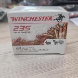 winchester 22LR bte 235 munitions 36grains x 4 boites