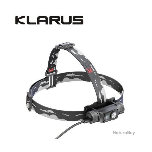 Lampe Frontale Klarus HL1 - 1200 Lumens - Rechargeable + Rouge