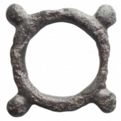 Celtes : Danube (2e - 1er siècle BC) bronze, rouelle, anneau/Bague monnaie primitive