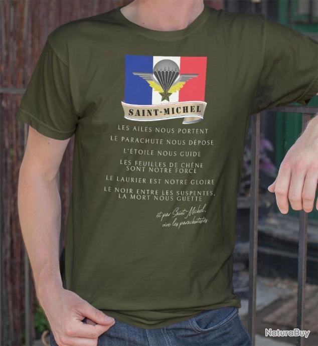 Tee shirt parachutiste online militaire