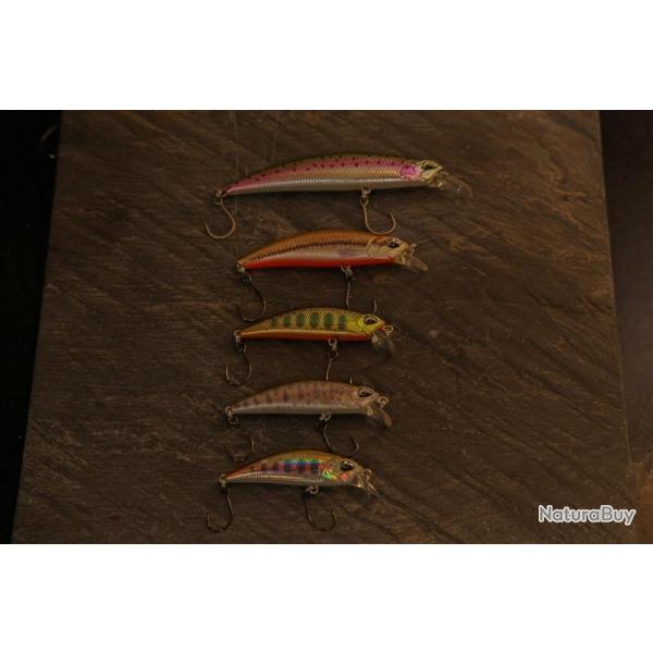 Poissons nageurs - duo spearhead ryuki - 5 pices lot