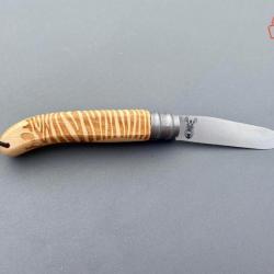 Couteau GRAVOO bois de hêtre modèle Zèbre