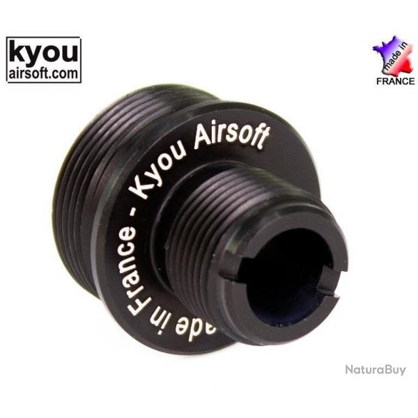 Adaptateur de silencieux KYOU airsoft (-14) pour type VSR10 / WELL MB02 / SAR10