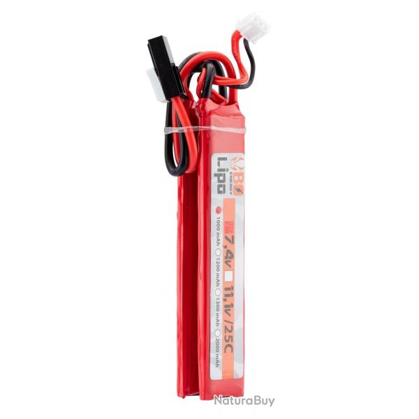 2 STICKS BATTERIE LIPO 2S 7.4V 1000MAH 25C T-DEAN