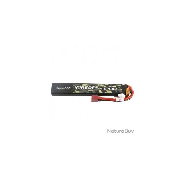 Batterie Lipo 2S 7.4V 1200mAh 25C 1 stick Genspow