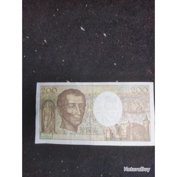 Billet de banque 200 Francs