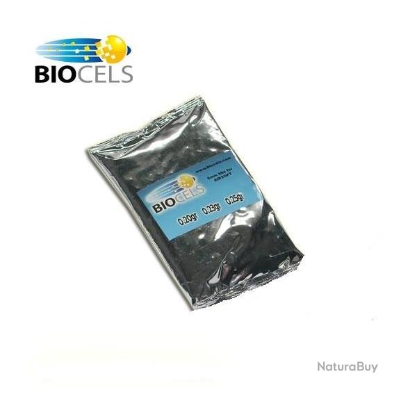 Billes airsoft 6 mm 0.20 g biodgradable Biocels - Sachet de 100 g