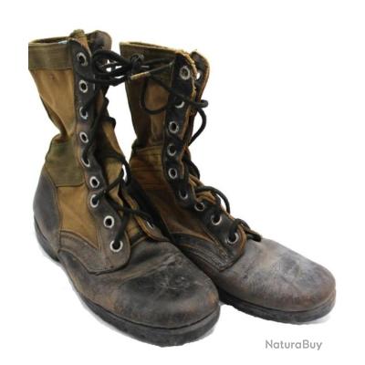 Jungle boots originales taille 7R CIC semelle vibram datée 1967