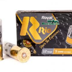 Boîte de 5 balles 12/70 slug Rio 12/70 - Royal Brenneke 32Gr