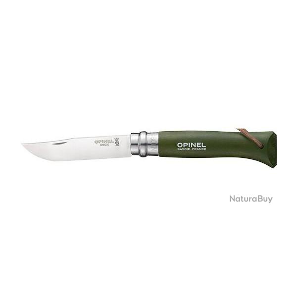 Couteau pliant Opinel Baroudeur N08 Inox Kaki