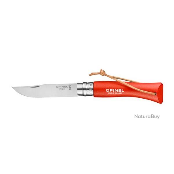 Couteau pliant Opinel Baroudeur N07 Inox Orange