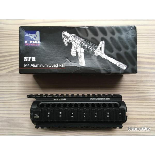 FAB Defense NFR, garde-main en aluminium quad rails pour AR-15/M4