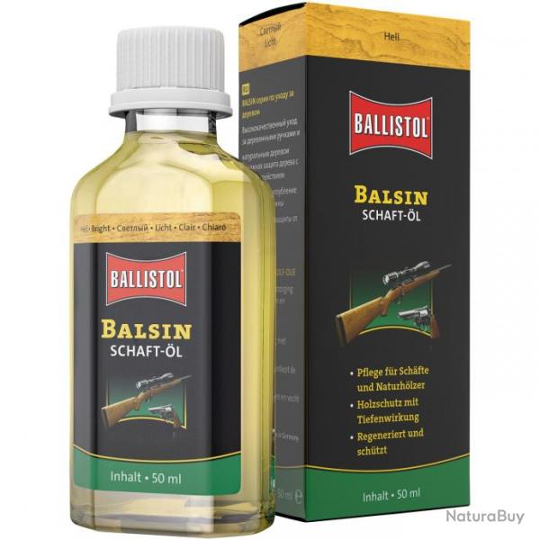 Huile de crosse Balsin clair (Modle: Fiole de 50 ml )