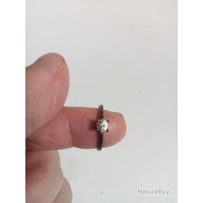 Superbe bague Style Vintage Argent S925 Zircone noire Pierres noires Femme Taille 60 - Montres & Bijoux