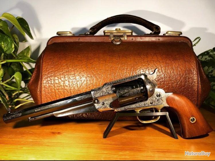 Revolver poudre noire PIETTA REMINGTON 1858 Old Silver