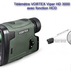 Télémètre VORTEX Viper HD 3000 avec fonction HCD