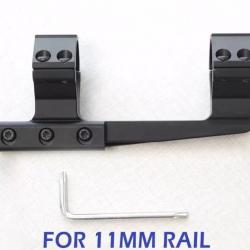 Montage fixe colliers 30mm pour rail de 11 mm