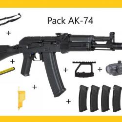 AK74 Noir / Pack Airsoft  ( Promotion )