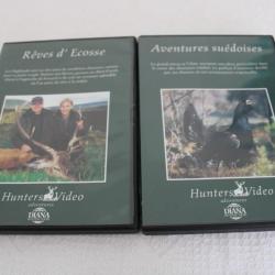 Lot 2 DVD Hunters Video, Reves d'Ecosse et Aventures suédoises