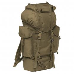 Sac à dos de randonnée 65L vintage (Couleur: olive)