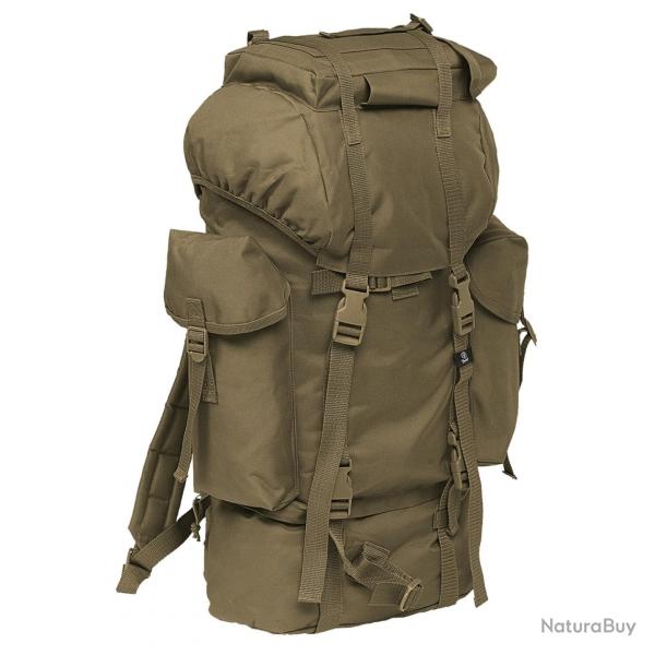 Sac  dos de randonne 65L vintage (Couleur: olive)
