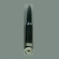 7.62 Mosin Nagant - inerte - corps bakelite noire - culot acier