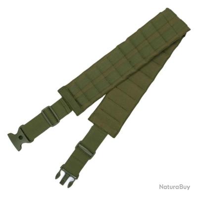 Ceinture Tactique Réglable Kaki - Nylon 38mm, Boucle Composite, Style Militaire