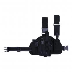 Holster molle cuisse pour droitier (Couleur Noir)
