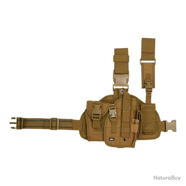 Holster molle cuisse pour droitier (Couleur Sable)