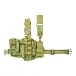 Holster molle de cuisse pour gaucher (Couleur Camouflage ICC FG)