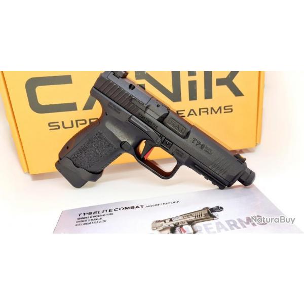 NOUVEAU! CANIK TP9 Co2 et GAZ CUSTOM VARIATION PNA NOIR RENFORC PROFOND ET SIGHT PHOSPHO BY PNA