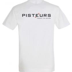 Tee-shirt homme PISTEURS impérial blanc (Taille S)
