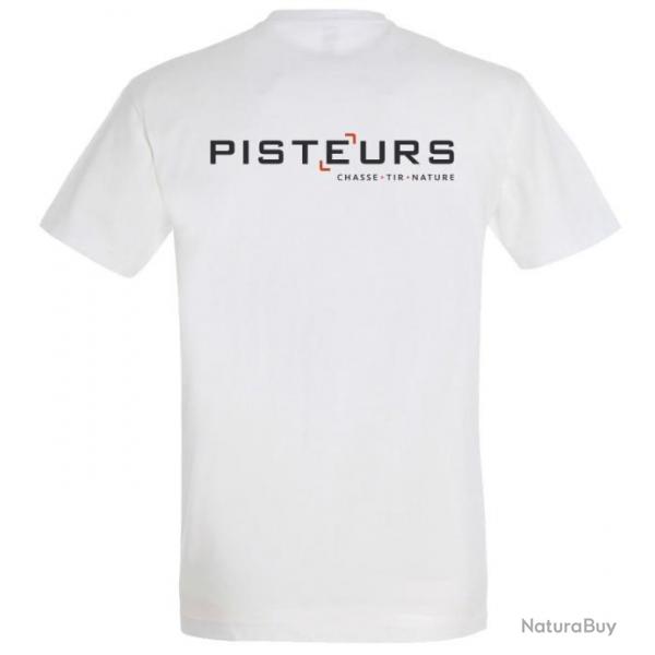 Tee-shirt homme PISTEURS imprial blanc (Taille L)