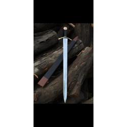 Magnifique épée des templier, en acier D2, pour le combat et la coupe. Tranchante, étincelante, soli