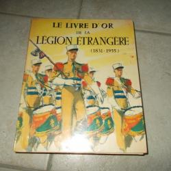 ancien  livre  1958 livre d'or légion étrangère 1831 1955 complet exemplaire n° 3649 armée militaire